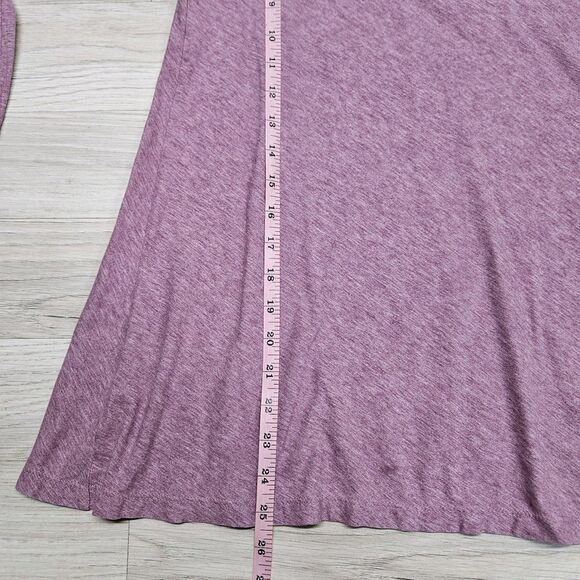 Pure Jill Purple Shirt A Line Tee Longsleeve Pima Cotton XS - Picture 6 of 7